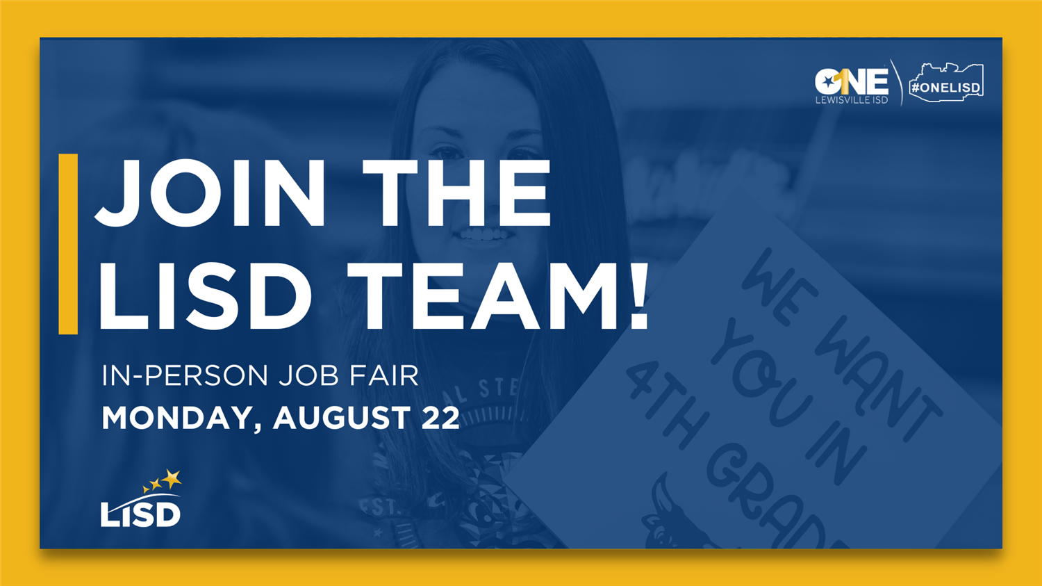 LISD Hosting Job Fair on August 22!